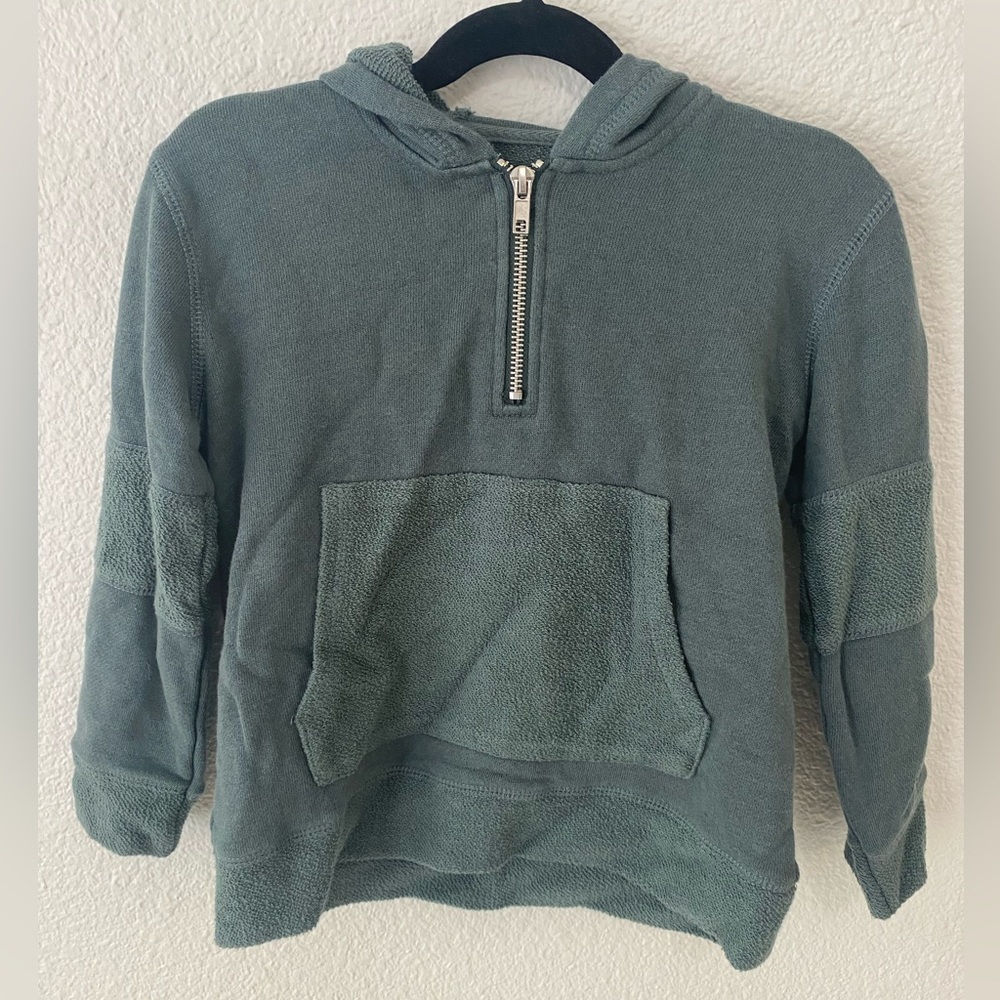 Chaser Kids Boys Forest Green Hooded Sweatshirt NWOT Size 6